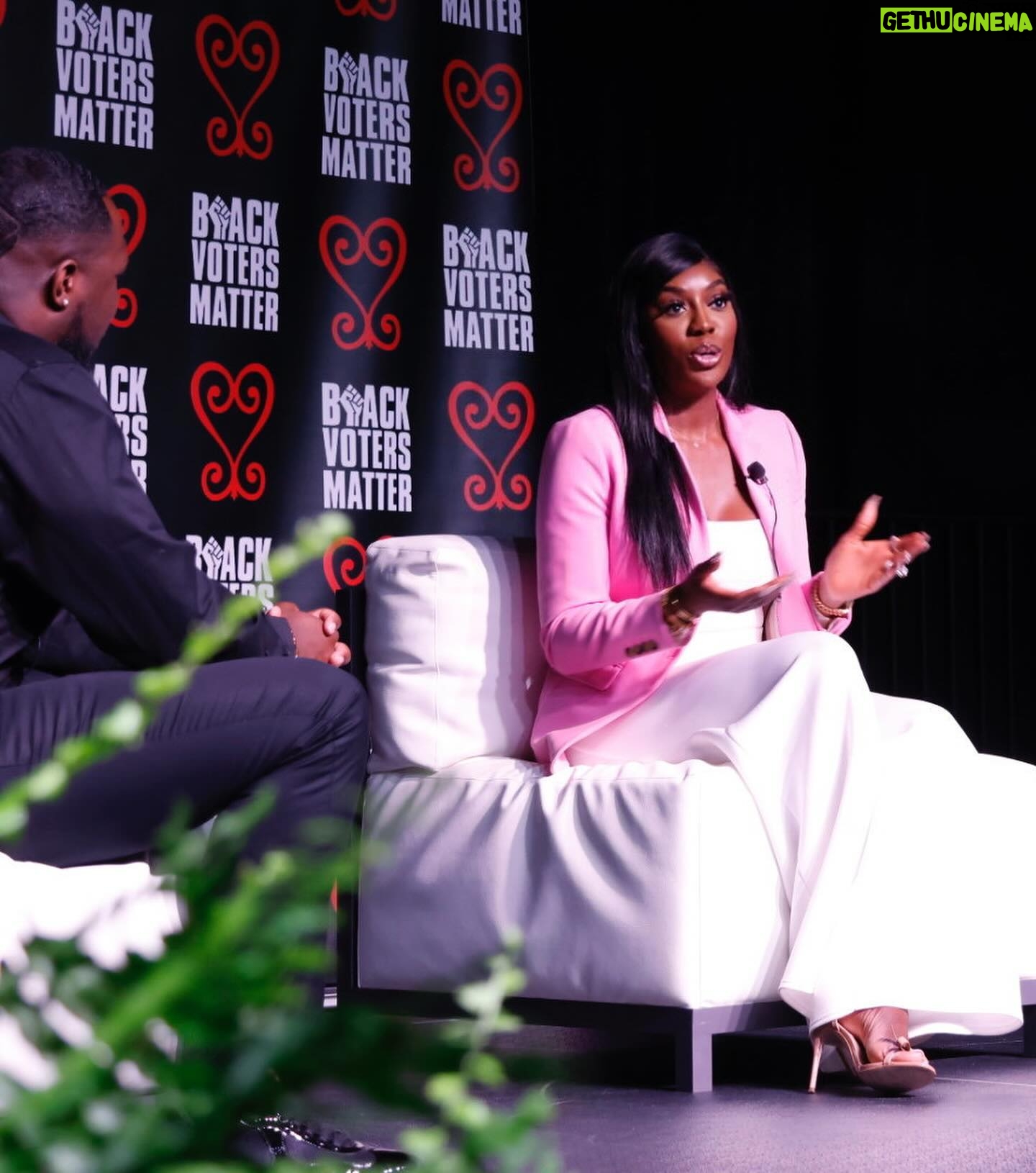 Wendy Osefo Instagram - Thank you to the faculty and students at Virginia State University @officialvsutrojans for having me speak about the importance of the 2024 Presidential Election. Special shout out to my bro @dr.wesbellamy and sis @symonedsanders — Always great sharing space with yall ✨