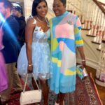 Wendy Osefo Instagram - Thank you First Lady @dawnflythemoore for having me at The Women’s Economic Empowerment Brunch. The perfect way to celebrate #WomensHistoryMonth 🩵💐🩷