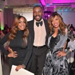 Wendy Raquel Robinson Instagram - When your sister gets honored and 'mister' shows up, it's a party! I'm so proud of @niecynash1 she was honored as the 2023 #VisibilityAward🌈recipient @familyequality My #WCW stirring up 'good trouble' always in ALL WAYS❤️late post😱 #ProudPresenter #ColemanDomingo✨ @thecolorpurplemovie