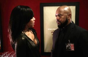Wendy Raquel Robinson Instagram - Please join me in screaming HAPPY BIRTHDAYYY 🎊 to the only man to make #TashaMack weak… @rockmonddunbar I should’ve known you was a #Capricorn #PowPowPow #Pookie #Fifty and #Fly 💕💕