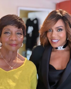 Wendy Raquel Robinson Instagram - So thank-FULL for this woman right here! There will never be enough words to express my love for you mommy, but I'll start with I LOVE YOU ALWAYS, in ALL WAYS! Happy Mother's Day #everyday! Because of you I AM...ME! Thank you to my glam fam for the hookup @pinkgloss @hairbychadandre #AMother'sLove #Blessed #Grateful #therealtashamack✨