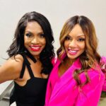 Wendy Raquel Robinson Instagram – #IssaSWIPE Happy GOLDEN DAY! ✨✨ Sending an abundance of love to my girls @niecynash1 @thesherylleeralph 💕and all the #GoldenGlobe nominees. Had the honor of celebrating these two #Amazing women this past #Sunday and will continue to celebrate them. I’m rooting for everybody BLACK, in my @issarae voice 🖤
•
•
Event Coordinator: @wpmillermoments 
MU💄: @deedee_kelly 
Hair 💇🏾‍♀️: @hairbychadandre