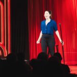 Whitney Cummings Instagram - First time doing stand up in maternity pants and we all somehow survived 📸 @vancorona