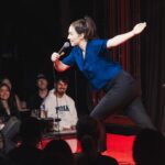 Whitney Cummings Instagram - First time doing stand up in maternity pants and we all somehow survived 📸 @vancorona