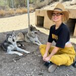 Whitney Cummings Instagram – Thank you @wolfconnection for the wolfie time 🐺 cc: @mirandacosgrove @hannahstocking