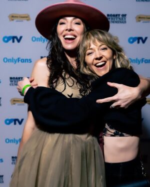 Whitney Cummings Instagram - Thank you @watchoftv for letting us clowns do uncensored comedy - roast of ME and of @bertkreischer and to my chosen family for coming over and celebrating the tradition of laughing at ourselves to ego death. ❤️