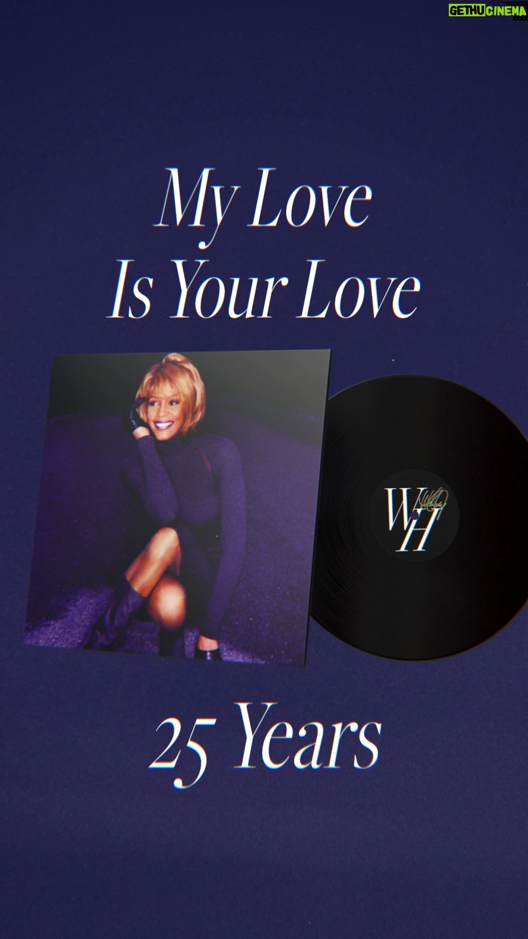 Whitney Houston Instagram - Celebrating 25 years! Take a look at the history of Whitney's 'My Love Is Your Love' album, still acclaimed, emotive and relevant to this day. Watch now — link in bio.