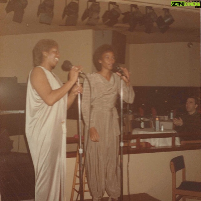 Whitney Houston Instagram - January 1985: Whitney and Cissy performing at Sweetwater's Club in New York City. Cissy often performed at this well-known jazz club on Manhattan's Upper West Side — with Whitney along with her doing background and a couple of solo numbers.