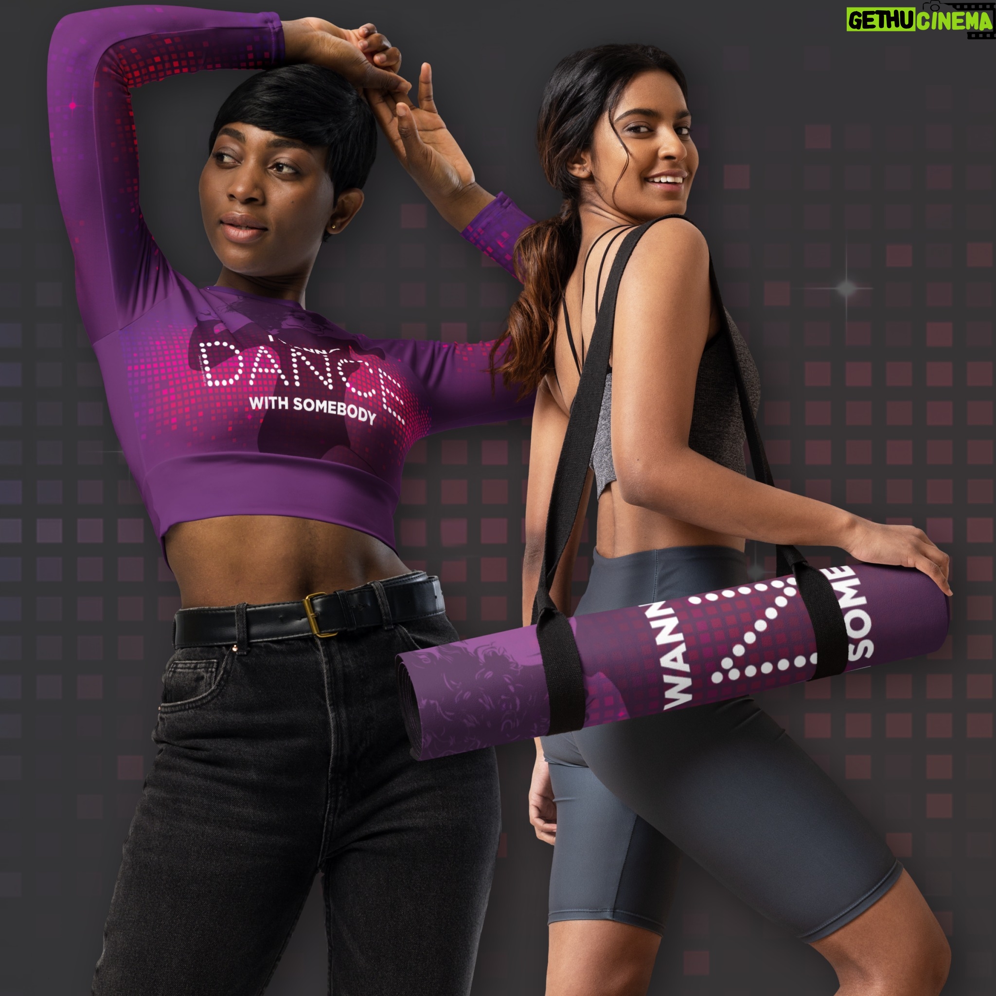 Whitney Houston Instagram - Step up your game this National Dance Day with our new 'I Wanna Dance with Somebody' activewear collection! Designed for every move you make, our collection is perfect not just for dancing, but for all your active pursuits. Celebrate the rhythm of life with styles inspired by the legendary Whitney Houston, and feel the beat whether you're in the gym, on a run, or just dancing through your day. Ready to groove with style? Click the link in our bio to shop now! #DanceWithWhitney #NationalDanceDay #ActiveInStyle #IWannaDanceWithSomebody