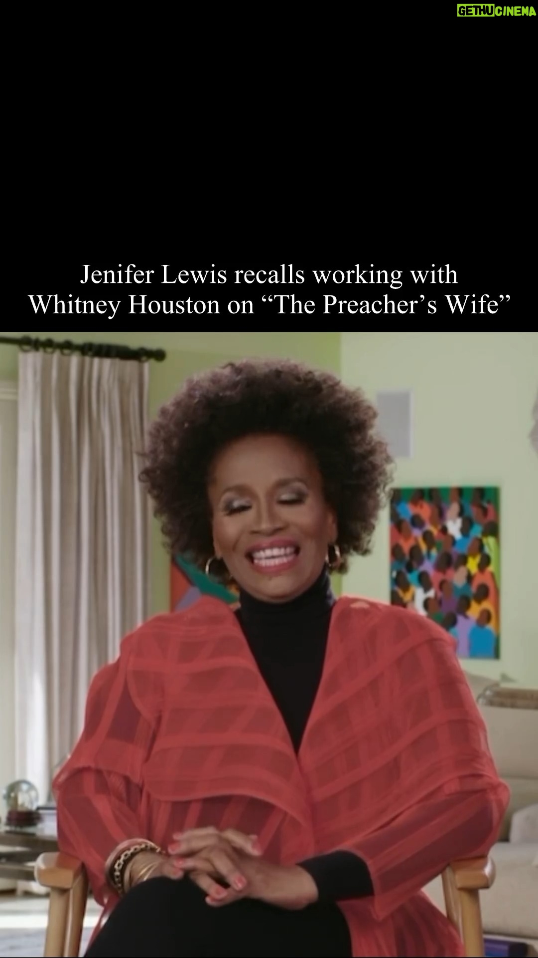 Whitney Houston Instagram - Actress Jenifer Lewis reminisces about working with Whitney on "The Preacher's Wife" and more 💜 Repost 🎥 @bobbyxwhitney