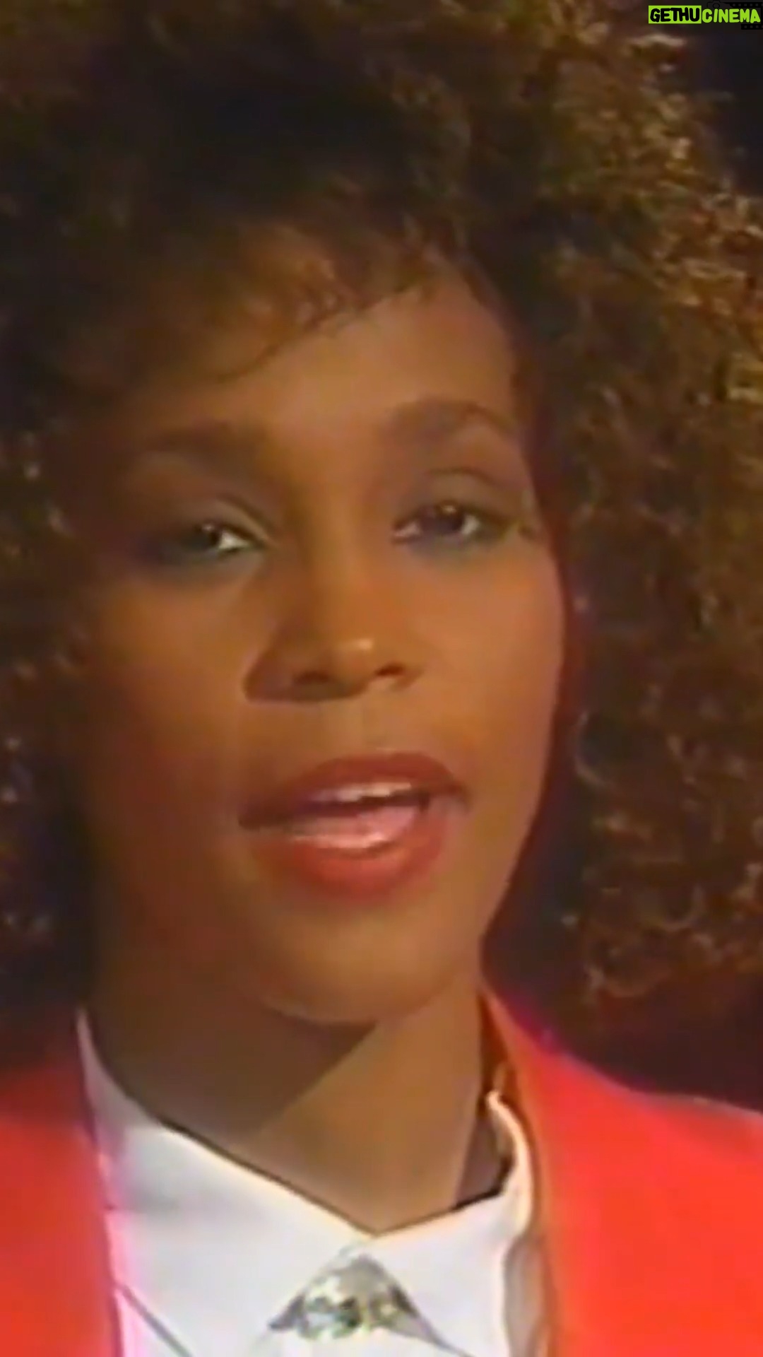 Whitney Houston Instagram - Whitney talking about her song recording process 💫🎙️ Repost 🎥 @classicwhitney.discography