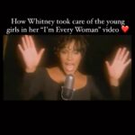 Whitney Houston Instagram - Whitney had a huge heart 💜 Repost 🎥: @bobbyxwhitney