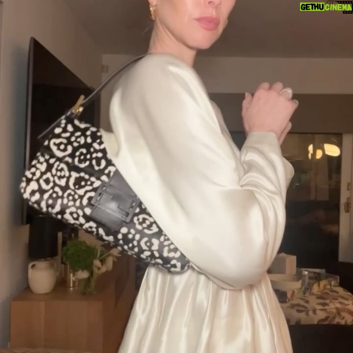 Whitney Port Instagram - My ideal weekend. We did a lot of this. 1 & 2. Belated birthday dinner with friends. Forgot my phone so had to take all this content after I got home from dinner 🙃 3. Admiring my @chanelofficial flats before a quick @melissawoodhealth workout 4. Sonny’s Saturday fit 5. Baking, becoming like therapy to me. 6. Tried golfing. 7. We’re a @squishmallows household 8. My Sunday whole milk vanilla cappuccino that makes me very very happy