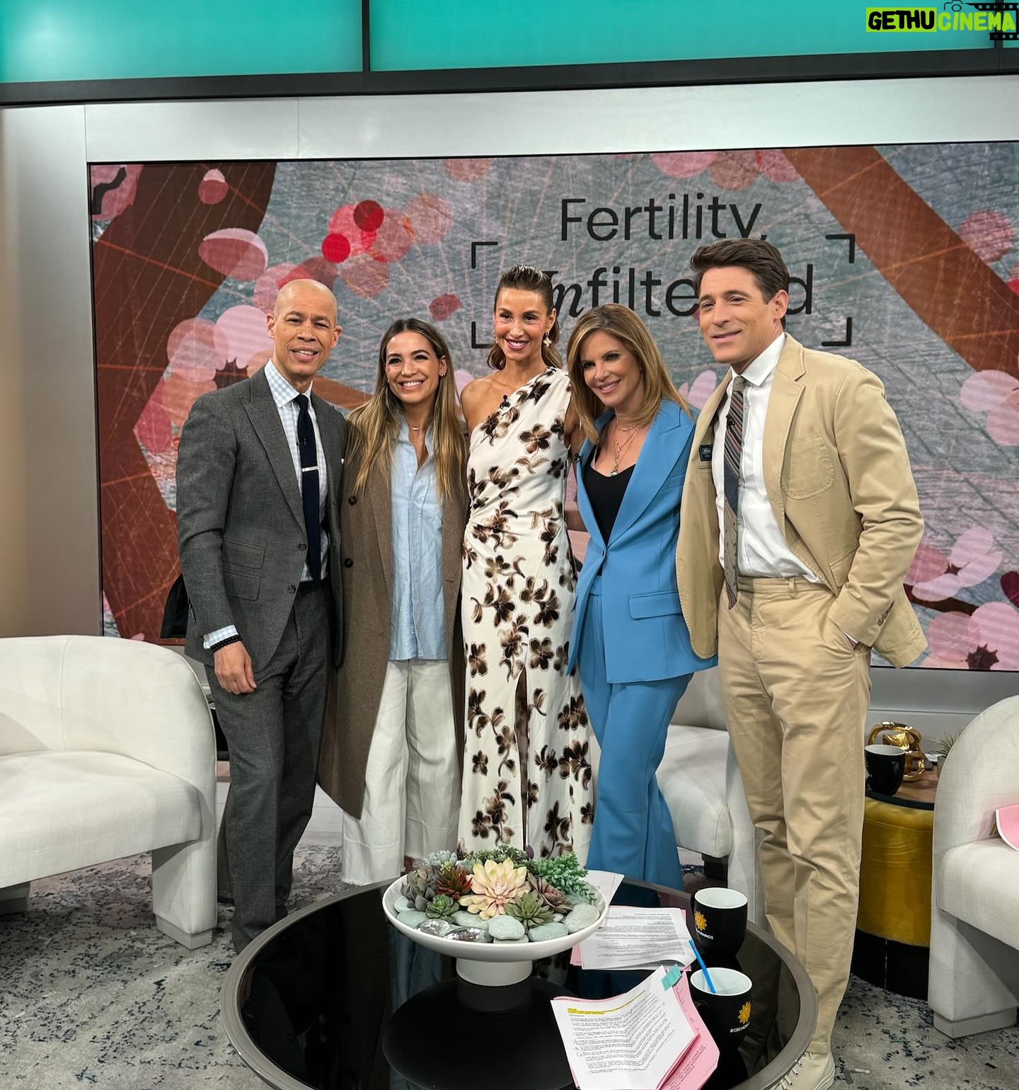 Whitney Port Instagram - Had such a powerful morning with @cbsmornings discussing women’s health, my personal infertility journey, and chatting all about @perelelhealth’s new series Fertility, Unfiltered that sheds a light on my fertility and IVF journey. This is so important to share as I know so many women feel so alone in this process. Thank you @perelelhealth for giving me the platform to not only raise awareness but for continuing to do such an amazing job supporting families and women going through IVF through your partnership with @BabyQuestGrants, a national nonprofit that provides financial assistance for in vitro fertilization (IVF)— to sponsor a round of IVF for a member of the @perelelhealth community. Again, thank you and so, so honored to be here. Xx