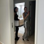 Whitney Port Instagram - Felt like a disco queen in my @lapointe outfit 🪩 I was supposed to go to the @pradabeauty party but was too naushxausted (Timmy made that word up, so now it’s my go to because it explains my life too much of the time)