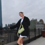 Whitney Port Instagram - Comfiest and coolest new @underarmour #UASlipSpeed Mega sneakers. I know this look may seem a little out of one’s comfort zone, but I’m focusing on really just being me and letting fashion be a form of self-expression. In between work, I went to get a bite with family and this felt like the perfect weekend brunch look. I went with comfortable baggy proportions on the top and schoolgirl meets sporty on the bottom. These sneaks can also be slide ons so they’re just easy and versatile. I’ll wear with a tee and jeans when I get home. Also, they come in the CUTEST pink as well. I honestly think they would have looked cuter with this look but I decided that too late. Linking them all for you in my bio. #UnderArmourPartner