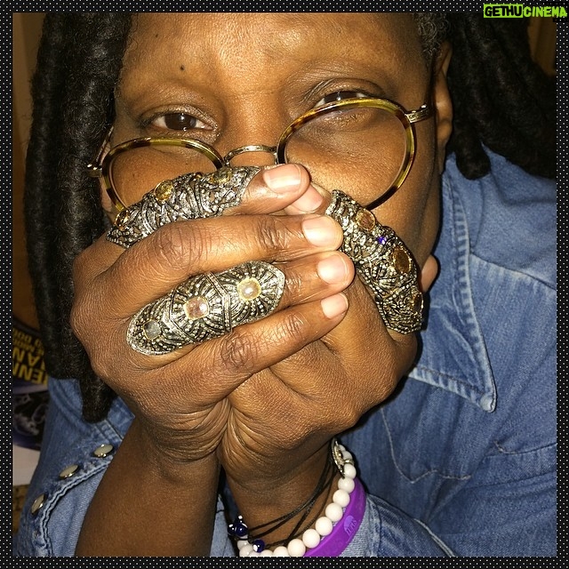 Whoopi Goldberg Instagram - Folks r always asking me " who made your rings". They are done by @nazandjazbh #rings #Jewlery