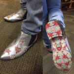 Whoopi Goldberg Instagram – These are my shoes from today’s show.  They are from @irregularchoice Have a great day!!