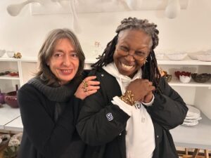 Whoopi Goldberg Instagram - A talented designer and a great friend. 
#bronze 
#jewlery