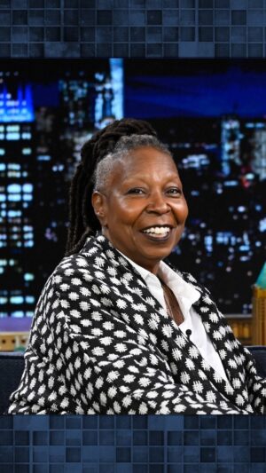Whoopi Goldberg Instagram - @whoopigoldberg emphasizes the importance of telling people what they mean to you while you can ❤️ #FallonTonight