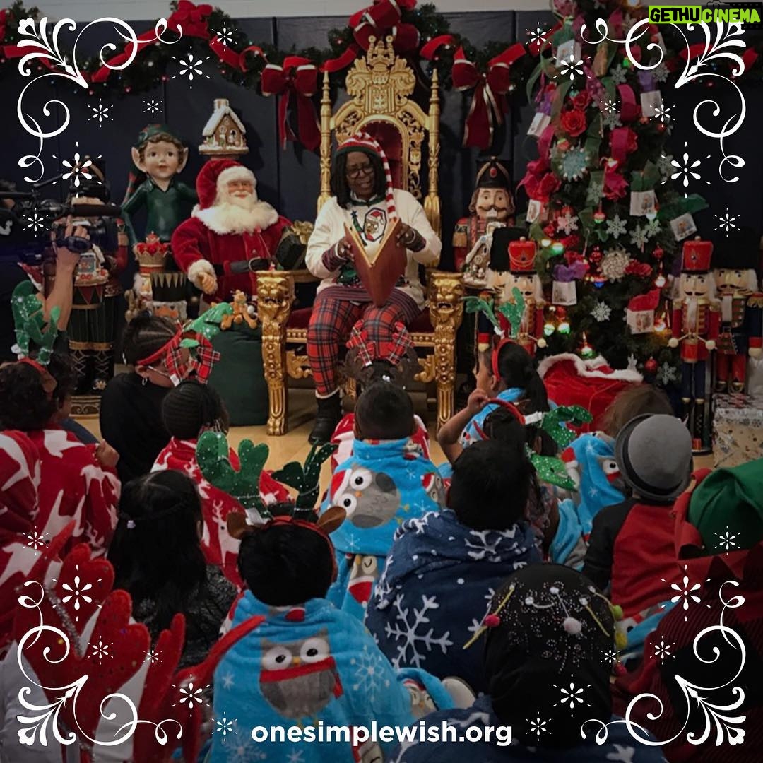 Whoopi Goldberg Instagram - @onesimplewish_ is a great organization helping kids. If you’re looking for a way to give back this year, please check out their website onesimplewish.org