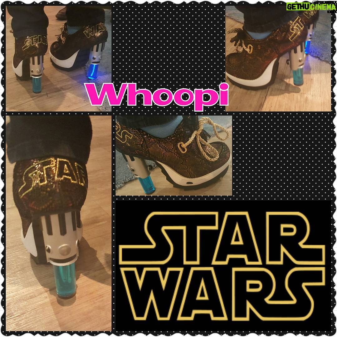 Whoopi Goldberg Instagram - #StarWars Today's shoes by @irregularchoice #irregularchoice #whoopi #whoopigoldberg #shoes
