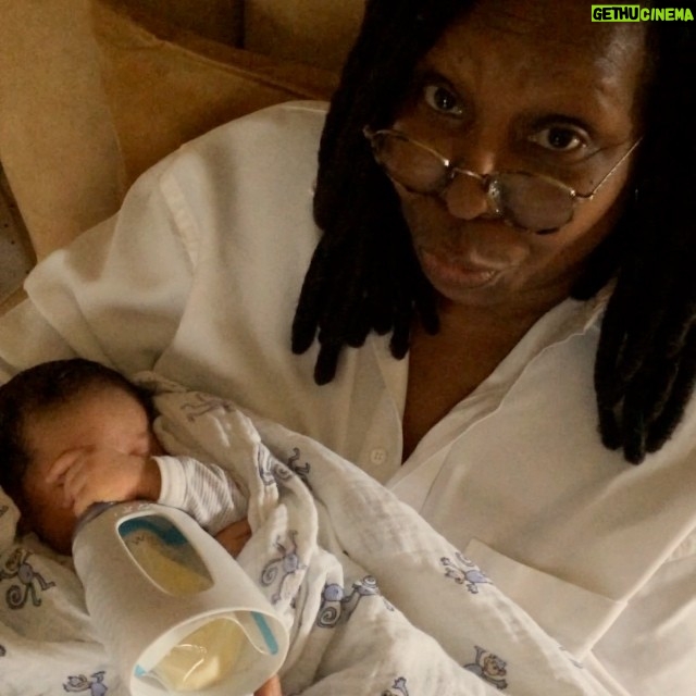 Whoopi Goldberg Instagram - Everyone meet the new addition to my family Charli Rose and yea I'm a tad awkward it took me a minute been a LONG time! #thankGod4newlife!
