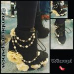 Whoopi Goldberg Instagram - Today's shoes by @zombiepeepshow #zombiepeepshow #whoopi #whoopigoldberg #shoes #funshoes