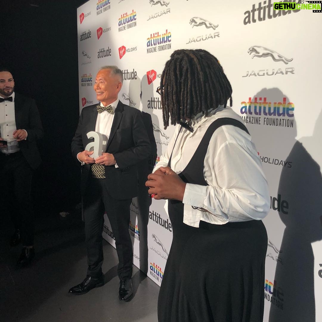 Whoopi Goldberg Instagram - Last night I was honored to give an @attitudemag award to my friend @georgehtakei #startrek