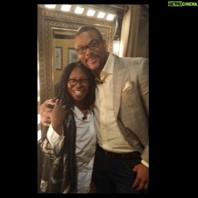 Whoopi Goldberg Instagram - Funny man @tylerperry @theviewtv #tylerperry #thehaveandhavenots #theview #actor #director #comedienne