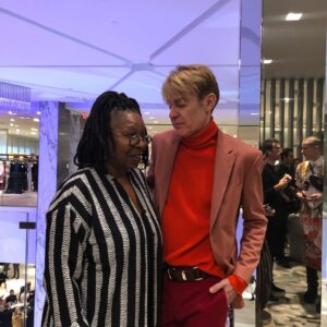 Whoopi Goldberg Instagram - @neimanmarcus opening @hudsonyards with the God Of Neiman Marcus - Fashion Director #kendowning. My health still isn’t  a 100% but I couldn’t miss this. @dubgeebywhoopi will be sold through Neiman Marcus