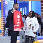 Whoopi Goldberg Instagram - On @goodmorningamerica today previewing the new sweaters out tomorrow on @zappos thanks @michaelstrahan for always being the perfect host and friend and @paulalobo for the pic