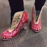 Whoopi Goldberg Instagram - My shoes for today's show in honor of Chinese New Year. Happy Chinese New Year!!!