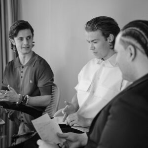 Will Poulter Instagram - Thank you @boysbygirls and @abcholmes for allowing me to be part of the ‘Imprints’ series for Mental Health Awareness Week. The series pays careful thought to the imprints that are made on us and the ones we make on others. Loved this discussion with @celspellman and special thanks to @jadesm1th for the images 🙌🏻 Follow @boysbygirls to watch the panel and see more materials from the series.

#mentalhealthawareness 
Photography @jadesm1th
Fashion @naifhen
Interviews @sophiarazvi
Hair @hayden_cassidy
Make Up @carlyhartmakeup
On-site Producer @charlotte_g_davies
Fashion Assistant @_do_u_feel_lucky_