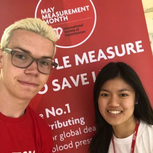 Will Poulter Instagram - Thanks to my Mum and medical student Nicole for volunteering to help in today’s public blood pressure screening at Hammersmith Hospital, London! Screenings like this continue throughout the month in 93 countries. Follow the link in my bio and get in contact with the @maymeasure team to find out more! #checkyourpressure #maymeasurementmonth