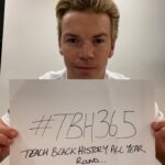 Will Poulter Instagram - Please join me in supporting the work of @theblackcurriculum to embed Black History in to the education system so that Black History is taught 365 days a year. Whatever you are able to donate will go directly to fairly employing staff, delivering programmes and developing more exciting resources for young people! #TBH365 #blackhistory https://theblackcurriculum.com/donate (Link also in bio)