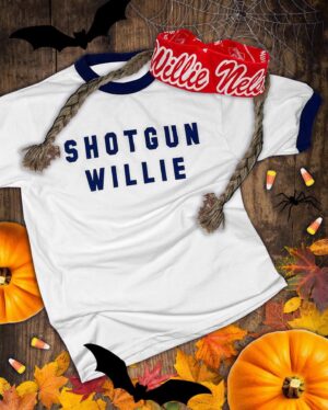 Willie Nelson Instagram - It’s October and you know what that means? It’s time to get your Willie Nelson costume! You could look (almost) this good by snagging Willie Nelson braids and a Shotgun Willie Tee in the online store. Gets yours today before they're gone at the link in bio!