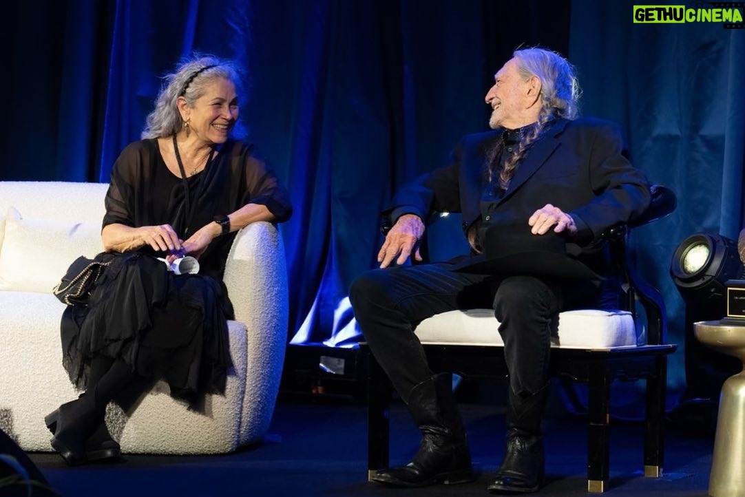 Willie Nelson Instagram - An honor to be honored with the @lbjlibrary Liberty & Justice For All award last night.