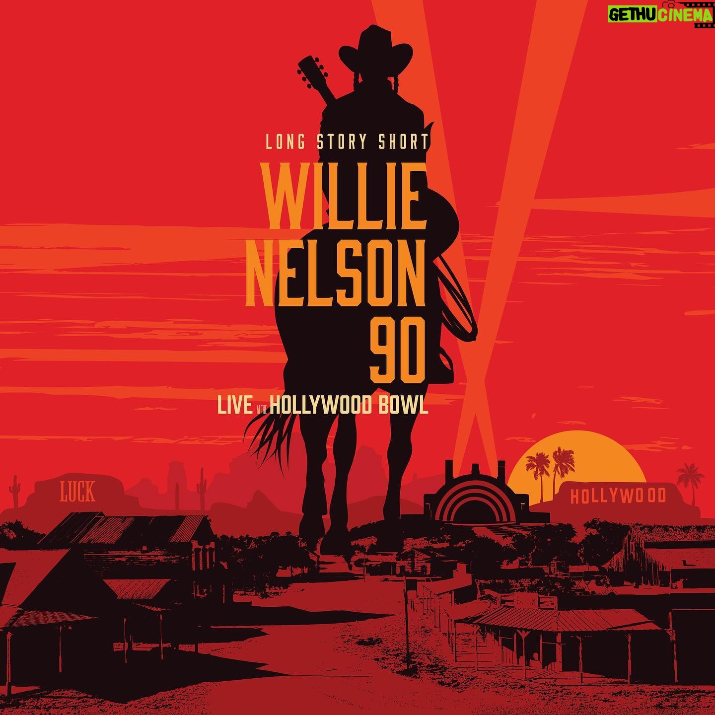 Willie Nelson Instagram - Let the birthday celebrations continue! Just announced, Long Story Short: Willie Nelson 90 Live At The Hollywood Bowl, produced by @blackbird_presents, will be released December 15 as a 2CD Blu-Ray deluxe edition, a complete digital edition and as a 2xLP highlights. While you wait, you can now hear @davematthewsband’s performance of “Funny How Time Slips Away” from this special night at the link in bio!
