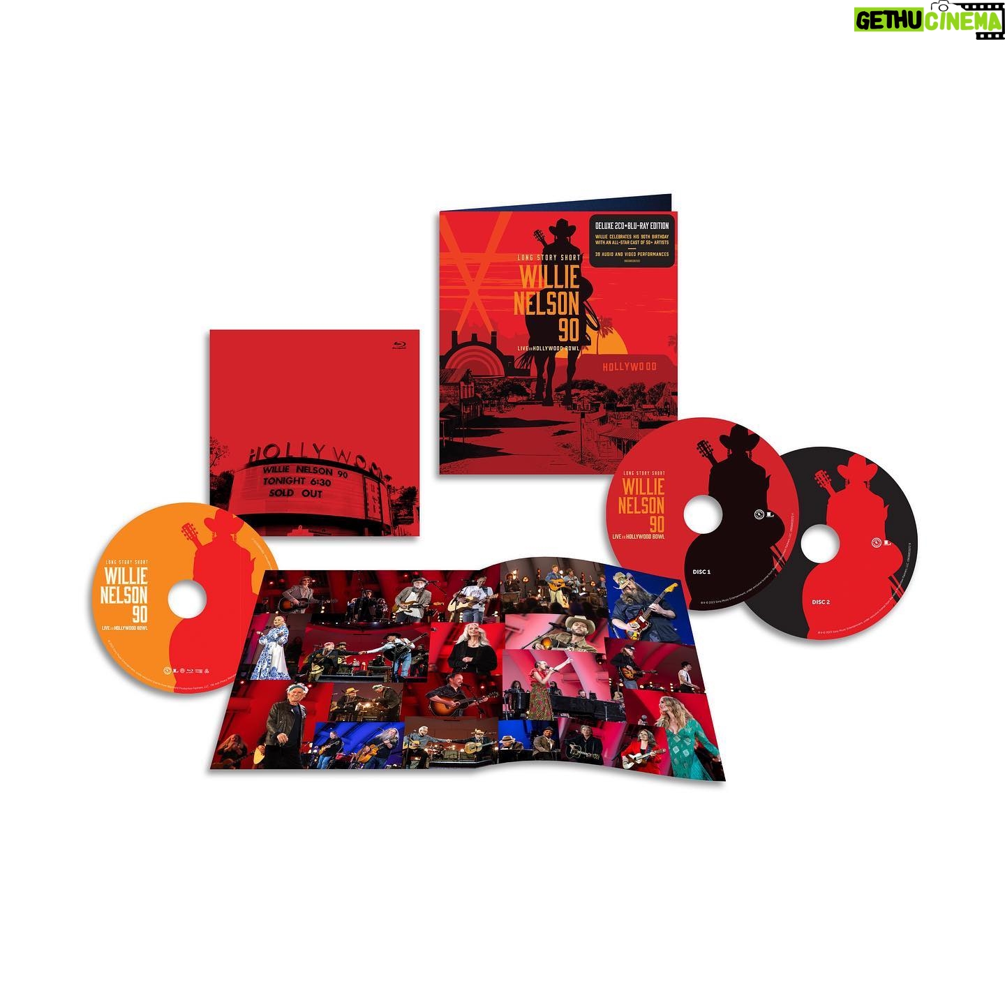 Willie Nelson Instagram - Let the birthday celebrations continue! Just announced, Long Story Short: Willie Nelson 90 Live At The Hollywood Bowl, produced by @blackbird_presents, will be released December 15 as a 2CD Blu-Ray deluxe edition, a complete digital edition and as a 2xLP highlights. While you wait, you can now hear @davematthewsband’s performance of “Funny How Time Slips Away” from this special night at the link in bio!