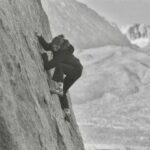 Willow Shields Instagram – Climbing in Bishop CA on 35mm black and white film🏔️