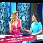 Wilma Elles Instagram - Kazakhastan RAHMET!! 🙏🙏 I was so honoured to be invited to have a talk with the Minister of Information Kidirali Darkhan and meet the Minister of Culture and Sports Oralov Askhat Razdykuly @askhat_oralov during the Nauryz Tv Series Awards. I had the best time in Kazakhistan and i enjoyed it so much to be in the tv shows @oyanqz and @uiqym_kelmeidi at @khabartv and also being in @qasaqistan and special thanks to my dream team @mairakarsakbayeva and @daniyartussupbekov for everything!! And also thank you to @alincetekstil and @erbayekinci for dressing me so exquisitely
