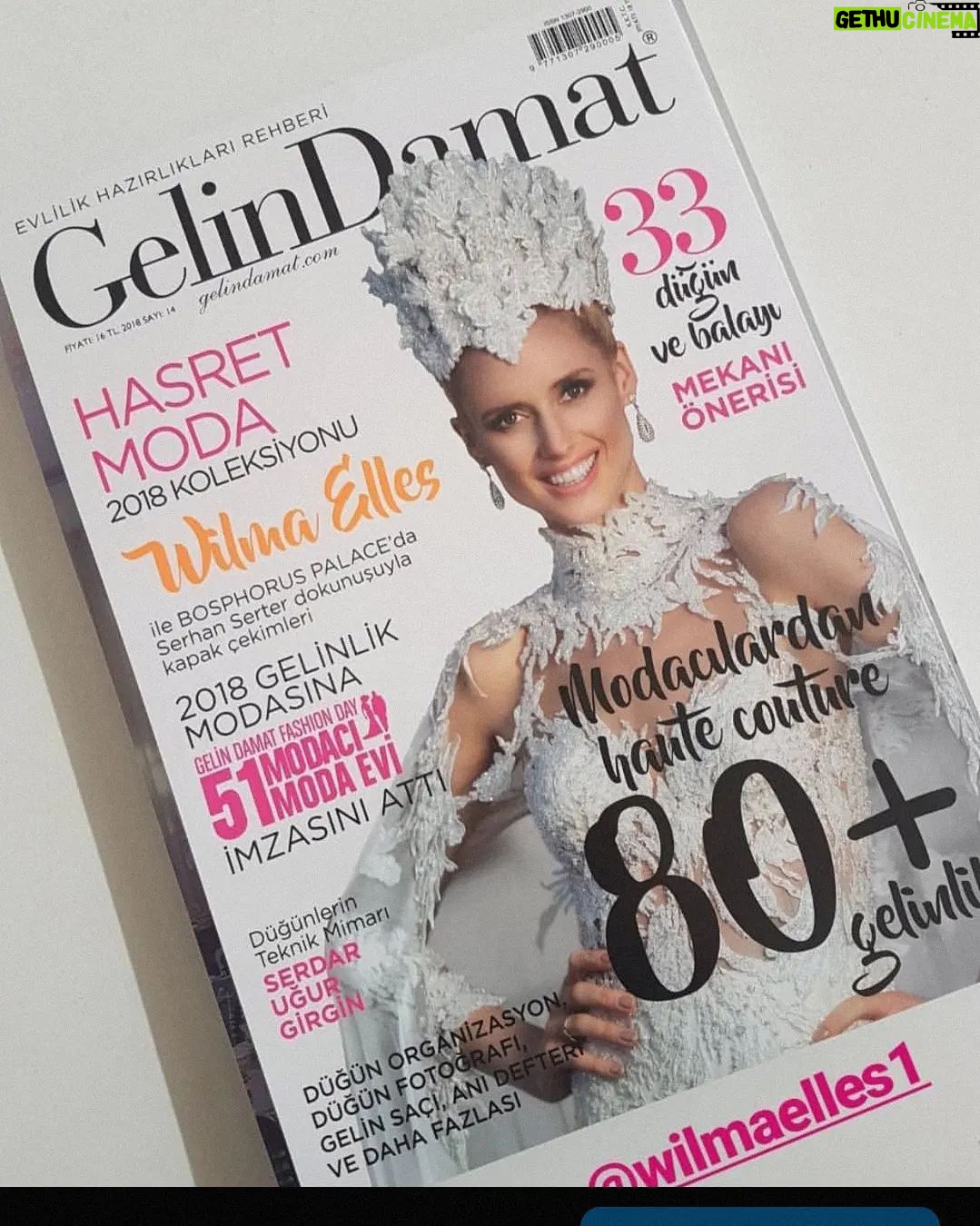 Wilma Elles Instagram - Gelin Damat Dergi Nin güncel kapak yüzü olmanın mutluluğunu yaşıyorum... Ne iyi denk geldi... çünkü tam o dönemde - şimdi evlendim.... O kadar çok çekimler ve defileeler için beyaz gelinlikleri giyindim ki herkes benim nikah fotoğrafları ilk önce bir performans olarak algıladı :)) şimdi de yavaş yavaş havalar ısınmaya başlıyor ve düğün sezon planlanıyor...Herkese mutluluklar dilerim!! Bir ömür boyu İnşallah ❤️ 2018 Nin eski kapak çalışmaları de ekledim....hangisi daha çok beğendiniz? @gelindamatdergisi @ferhatmugurtay @serhanserter_official @avsahcelik
