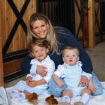 Witney Carson Instagram - Is there anything cuter than babies with baby chicks?!! 🥹🐣🫧 We are so ready for spring over here in our @janieandjack pieces, perfect for Easter and all things spring! The boys’ cute outfits are linked in stories and you can use my code WITNEY15 for 15% off your purchase (exclusions apply). #janieandjacklove #janieandjackpartner