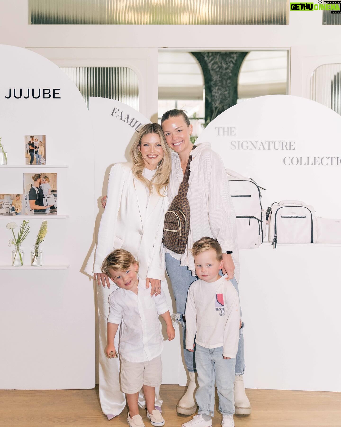 Witney Carson Instagram - @jujube_intl X @witneycarson launch day 🥹✨⛅️ So thankful for all the cute moms and babies that came to celebrate with us! Did you get yours yet?! Link in my stories!