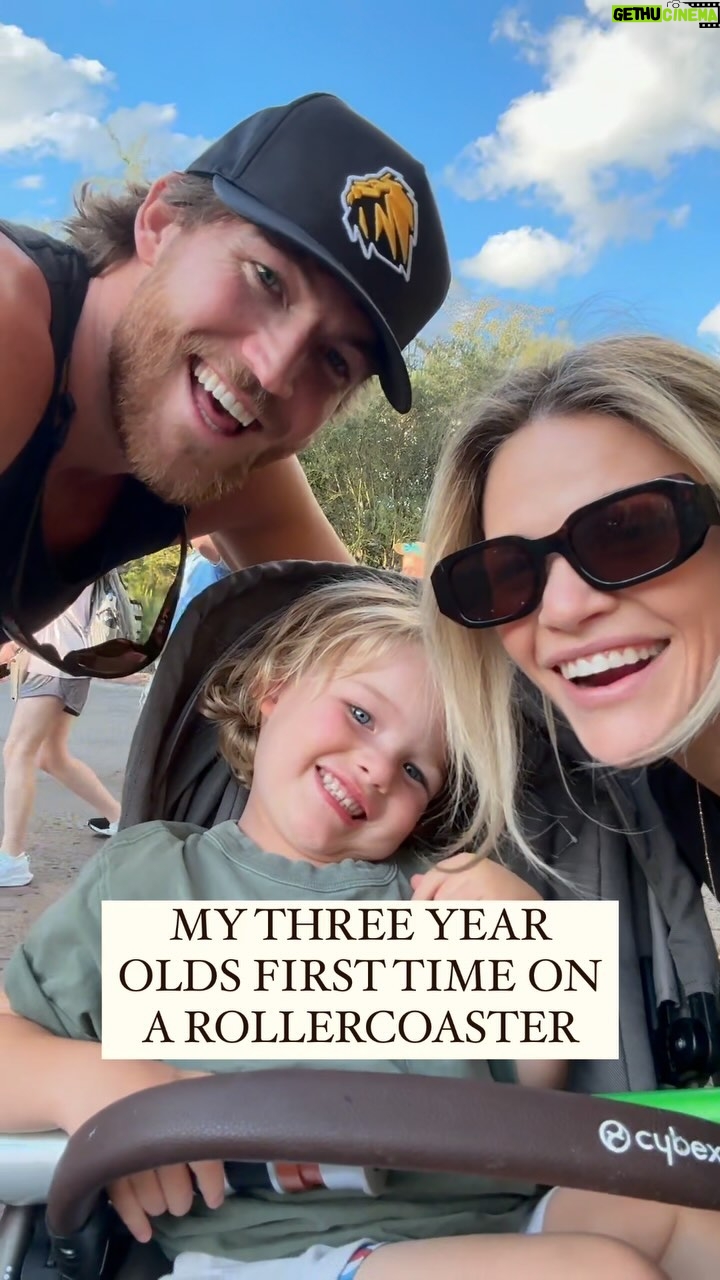 Witney Carson Instagram - This was monumental for us! My brave guy on his first rollercoaster (Slinky dog) was one for the books! Life is SO MUCH FUN with you Leo boy! Lots of “firsts” for us and it’s just the best 🥹 #rollercoaster #disneyworld #firstrollercoaster #3yearsold #braveboy #parenthood #fyp #leo