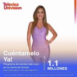 Ximena Córdoba Instagram - Que bendición estar en uno de los programas más vistos de méxico @cuentameloyaof de lunes a viernes 12 pm Sábado 11 por @canalestrellas