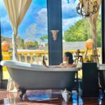 Ximena Herrera Instagram - 🛁😁☕️🫖 🖼️🧿 #VibraBonito #Izamal 💛 📸 @blancheluna