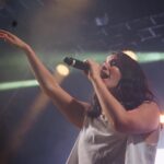 Ximena Sariñana Instagram - ¡Qué lindo verlos anoche! Gracias a @elsant por venir a cantar conmigo y a @mega_mexico LQM 🩵 #mega #megaverso 📷 @apanauu