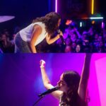 Ximena Sariñana Instagram - ¡Qué lindo verlos anoche! Gracias a @elsant por venir a cantar conmigo y a @mega_mexico LQM 🩵 #mega #megaverso 📷 @apanauu